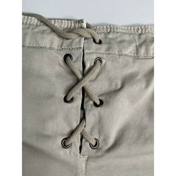 MARRAKECH SOLID Drawstring SHORTS SOFT Cotton‎ Khaki SZ 30 - Picture 12 of 14